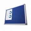Textilná tabuľa SCRITTO modrá, 900x1800mm - 1