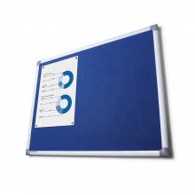 Textilná tabuľa SCRITTO modrá, 900x1200mm