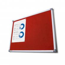 Textilná tabuľa SCRITTO červená, 1000x1500mm