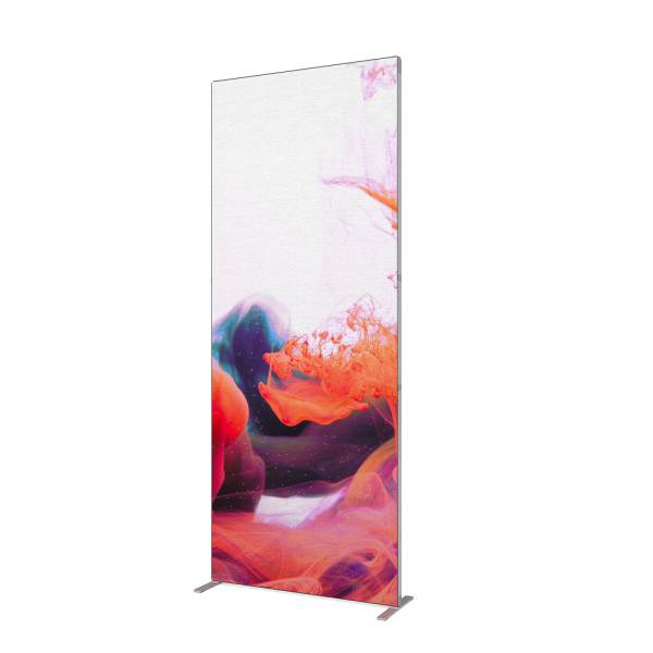 Stena FlexFrame 100 x 250 cm Strieborný (s predlžovacej sady 50 cm)