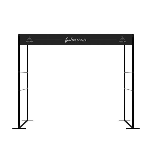 Horný baner FlexFrame 300 x 30 cm Čierny