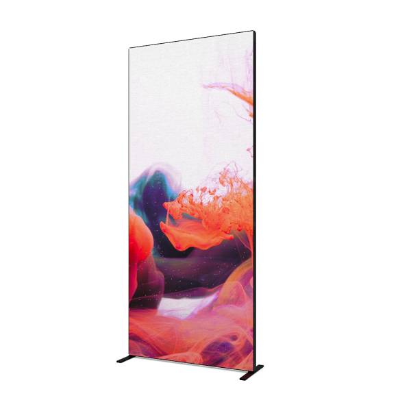 Stena FlexFrame 100 x 230 cm Čierny (s predlžovacej sady 30 cm)