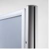 Informačný stojan Infoboard s klaprámom 70x100, ostrý roh, profil 25mm, obojstranný - 10