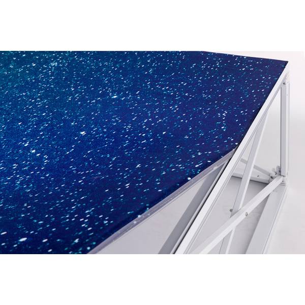 Tlač pre Pop-Up Impress rovný zadná stena presvetlená 1 x 5 (772 x 3714 mm)