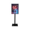 Info Pole LED Slide In, DIN A1, RAL 9005 - 6