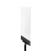 Teleskopický info stojan Compact, DIN A5, RAL 9005 - 10