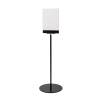 Teleskopický info stojan Compact, DIN A5, RAL 9005 - 4