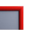 Klaprám A0, ostrý roh, profil 25mm, farba RAL 3020 červená - 17