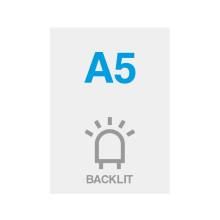 Prémiový backlit PP film 200g/m2, satinovaný povrch, A5 (148x210mm) Prémiový backlit PP film 200g/m2, satinovaný povrch, A5 (148x210mm)