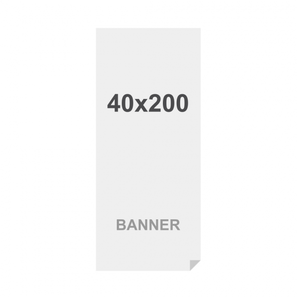 Tlač na banerový materiál Symbio 510g/m² 40 x 200 cm