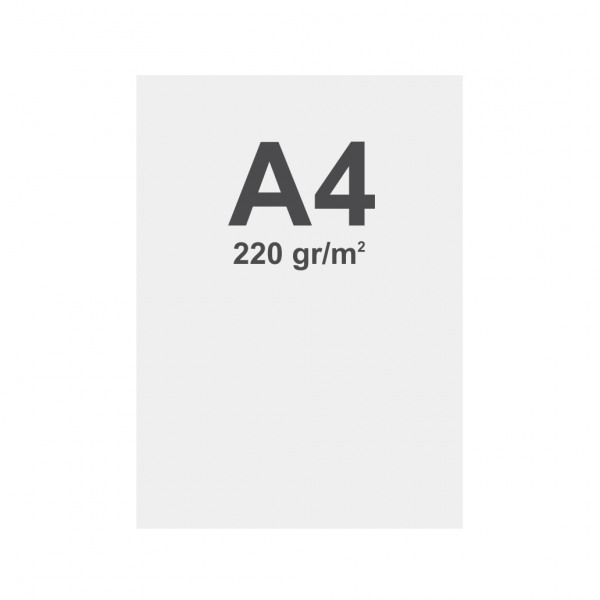 Standardní vícevrstvý materiál 220g/m2, matný povrch, A4 - ALU STRIP INCL.