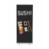 Set Roll-baneru Budget s vytištěným motivem, šířka 85 cm, Sushi - 0