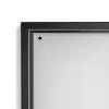 Interiérová vitrína 18xA4 SLIM, posuvné dvere, plech. zadná stena - 18