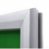 Exteriérová uzamykateľná vitrína typu T, 8xA4, zelená textilná zadná stena - 41