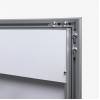 Exteriérová menu vitrína 2xA4, LED lišta - 18