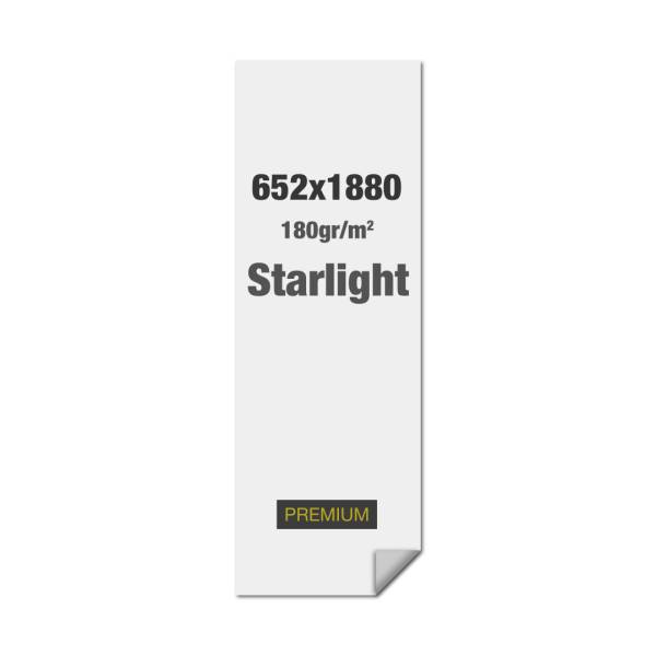 Tlač na materiál Starlight pre textilný vypínací rám (SEG) 180g/m² Dye Sub 65,2 x 188,8 cm