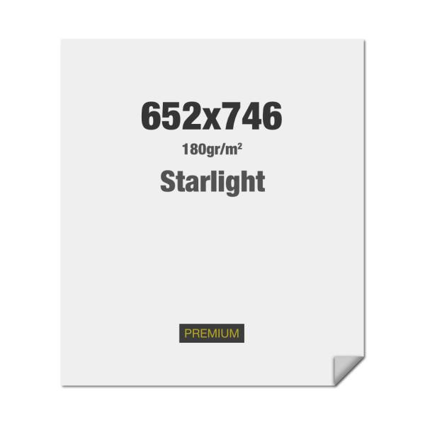 Tlač na materiál Starlight pre textilný vypínací rám (SEG) 180g/m² Dye Sub 65,2 x 74,6 cm