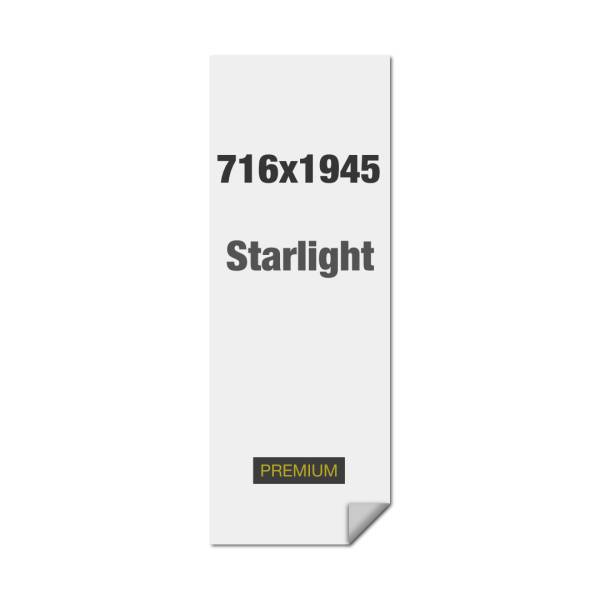 Tlač na materiál Starlight pre textilný vypínací rám (SEG) 180g/m² Dye Sub 71,6 x 194,5 cm
