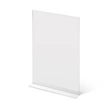 Plexi stojanček typu T na výšku, formát A3