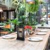 Svietiaci menu stojan T LED - 13