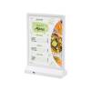 Veľkosť/formát: A5 (148 x 210 mm)
Farba: Biela Svietiaci menu stojan T LED - 1