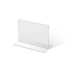 Plexi stojanček typu T, A7 na šírku