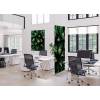 Potištěná látková dělící stěna Deco 85-200 Cactus Fialová ECO - 17
