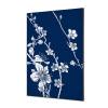 Textilná dekorácia na stenu 40 x 40 Japonské čerešňové kvety Modrá - 8