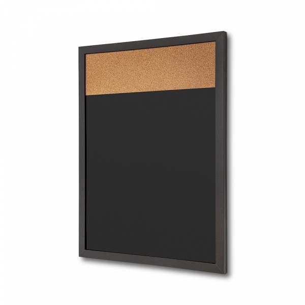 Combi Board - Černá tabule / Korek 45 x 60 cm