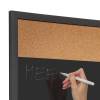 Combi Board - Černá tabule / Korek 45 x 60 cm - 12