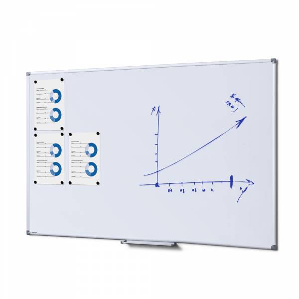 Popisovateľná magnetická tabuľa - whiteboard SCRITTO enamel, 1000x1500mm