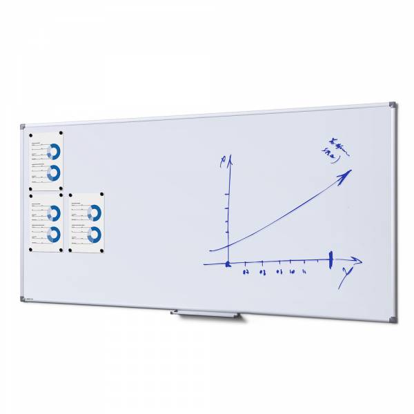 Popisovateľná magnetická tabuľa - whiteboard SCRITTO enamel, 900x1800mm