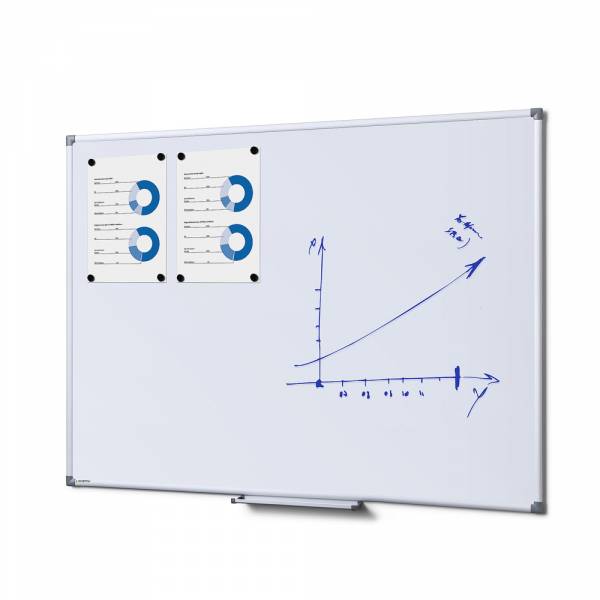 Popisovateľná magnetická tabuľa - whiteboard SCRITTO enamel, 900x1200mm