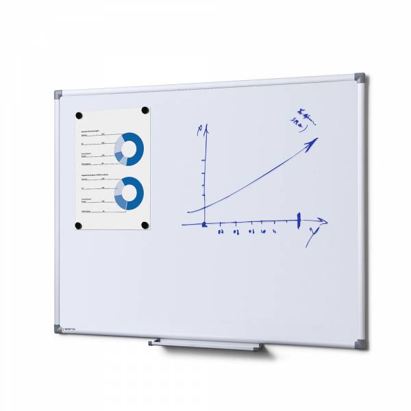 Popisovateľná magnetická tabuľa - whiteboard SCRITTO enamel, 600x900mm