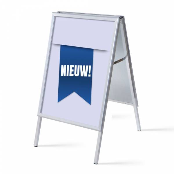 Set reklamního áčka A1, Novinka, modrý, holandsky
