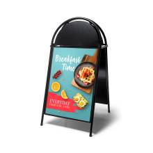 A-Board Elegant Steel with Logo Panel