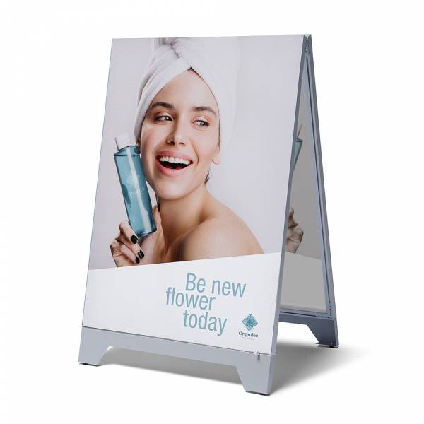 Vypínací textilný rám - reklamné áčko, 700x1000 mm