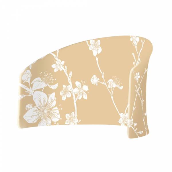 Textile Room Divider Moon Abstract Japanese Blossom